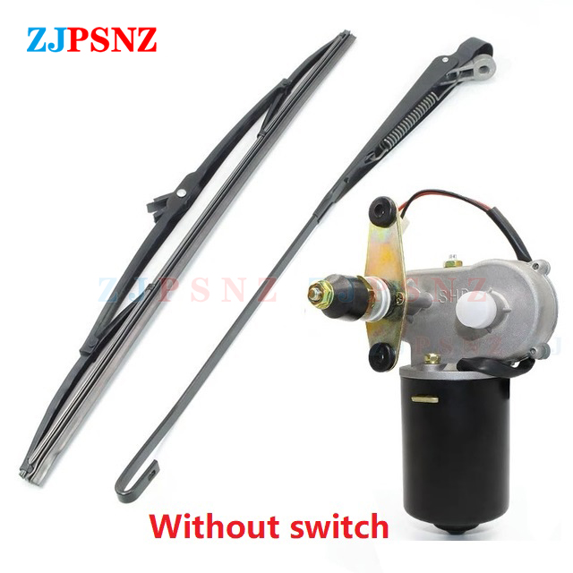 Wiper Blades Electric Boneless Wiper Motor Electric Wiper Motor With Switch Electric-Bike Tricycle Wiper Acessories 12V 48V 60V: WHITE / 13Inches 325mm