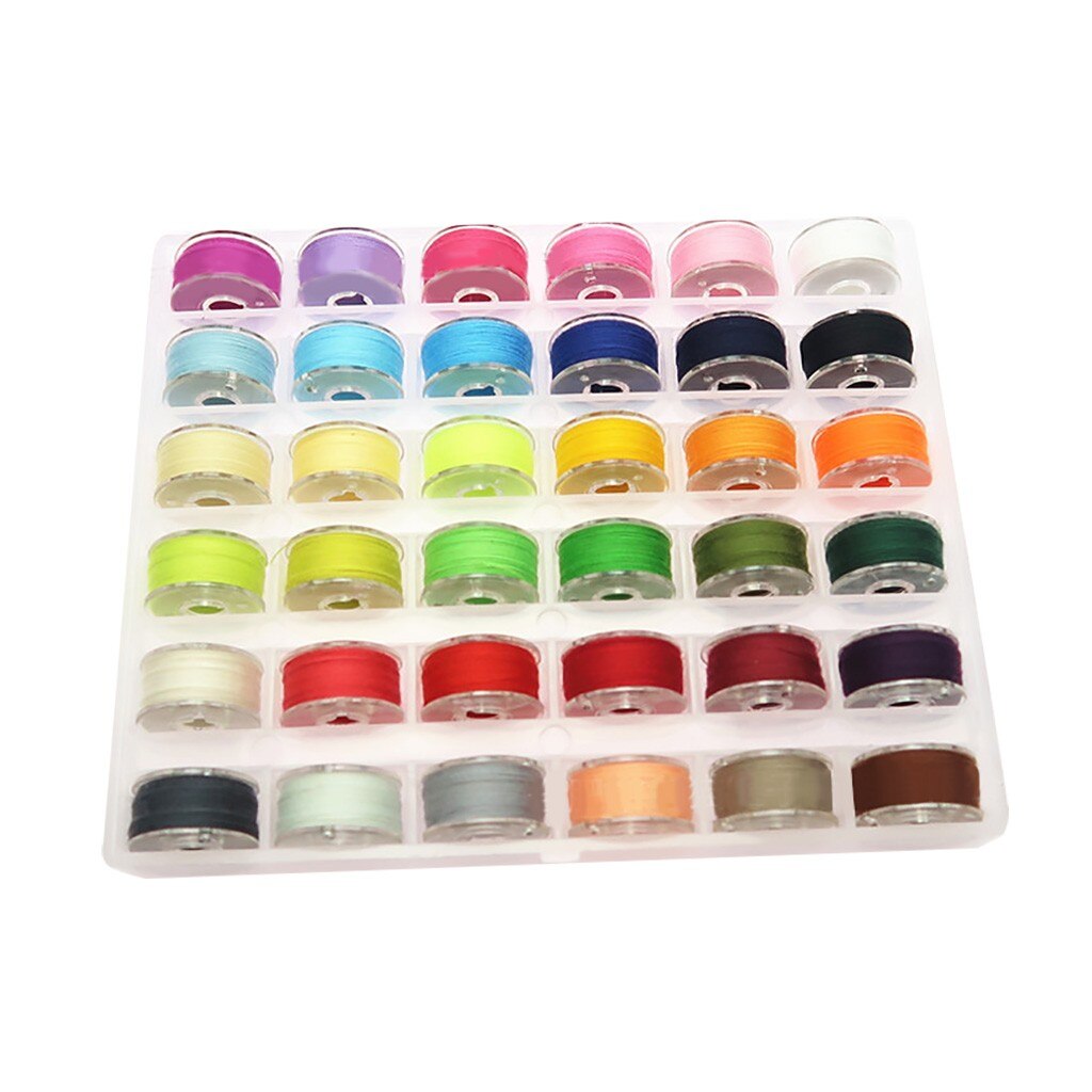 Rocchetti Di Filo per Cucire 30 colori di Poliestere 250iarde per Bobine per mano E macchina Da Cucire poliestere filo Sottile per cucire accessori Fai Da Te