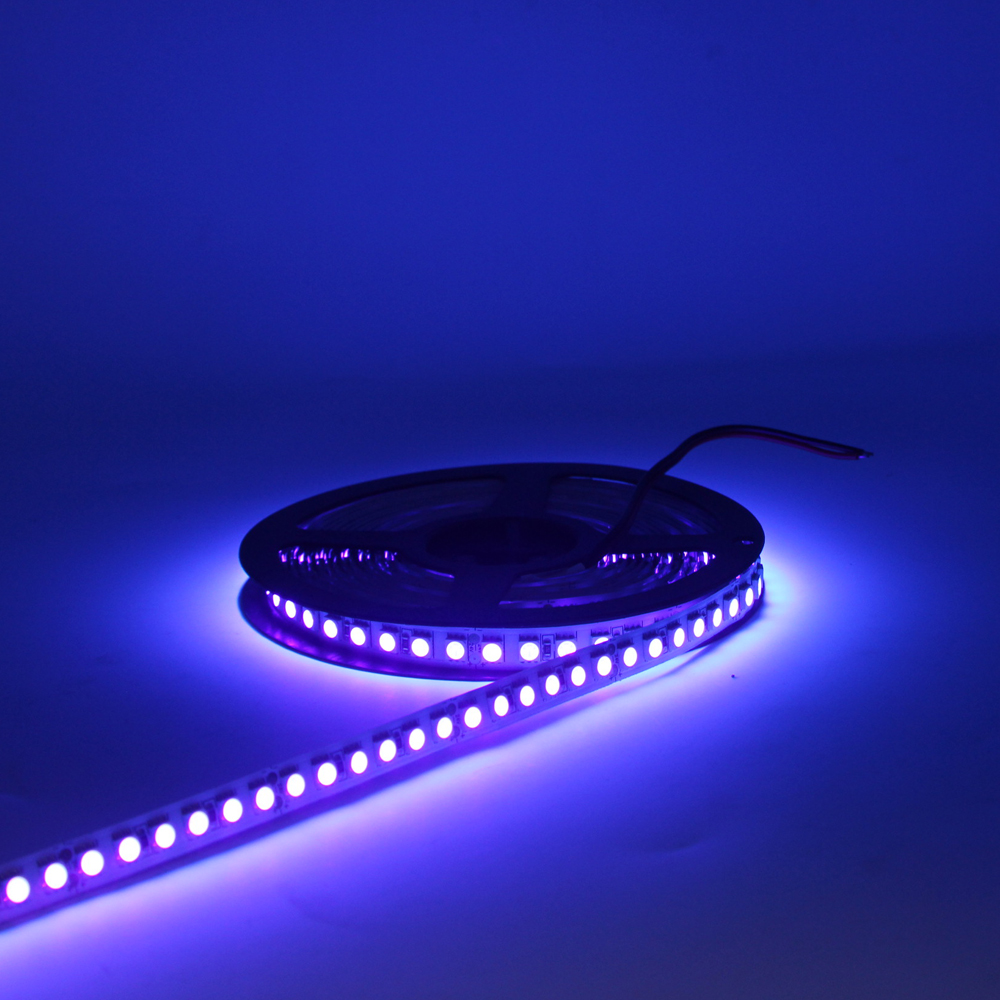 UV LED Strip Light 395nm-405nm Ultraviolet Flexible 60/120led/m 5050 LED Tape 5/12/24V Blacklight DJ Fluorescence Party lamp