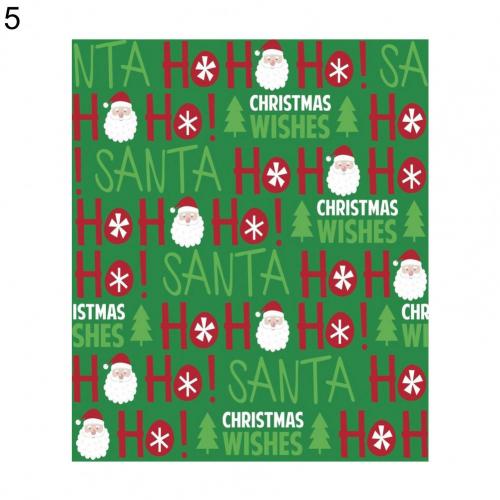 Christmas Kfrat Wrapping Paper Wrapping Paper Cartoon Pattern Paper Delicate Candy Package Paper for Home Decor: 5