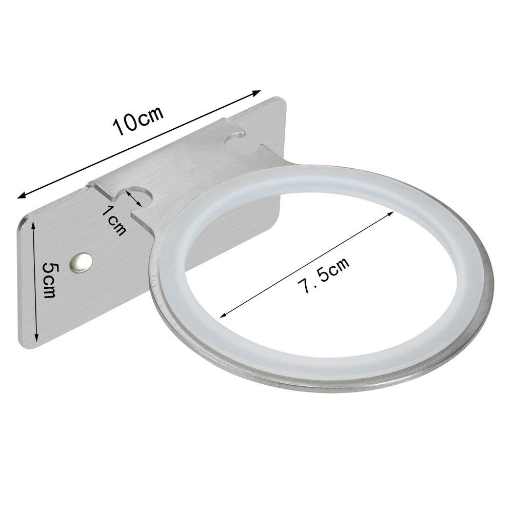 Roestvrij Staal Föhn Rek Muur Mounnted Föhn Rack Holder Organizer Badkamer Plank Kapper Accessoires: Default Title