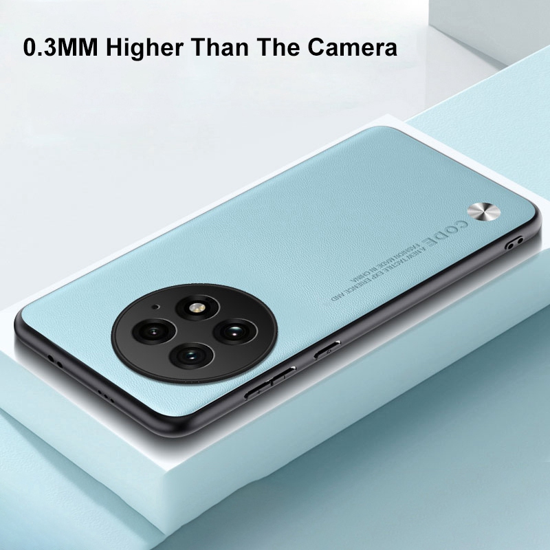 Luxe PU Lederen Case Voor OnePlus 13 5G Achterkant Matte Siliconen Schokbestendige Bescherming Telefoon Case Voor Een Plus 13 OnePlus13