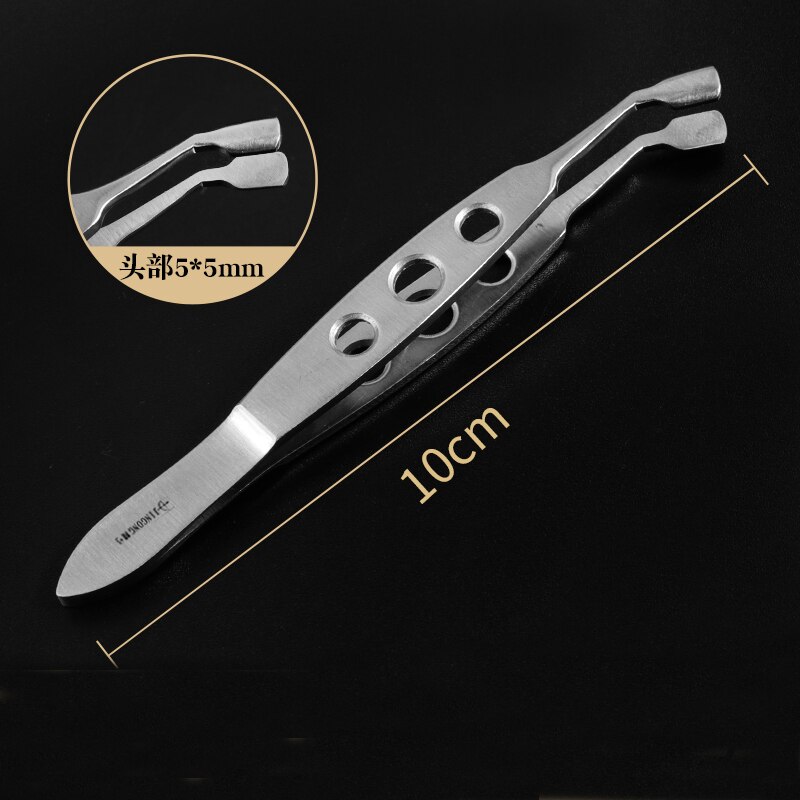 Pinza per pressacavo Meibomian spremere e girare la clip per palpebre strumenti oftalmologici blocco delle palpebre pinza per massaggio: Spazzolato Slate