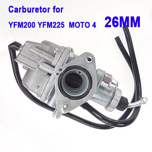 Best 26mm Carburetor For Yamaha Moto 4 YFM 200 225 YFM200 YFM225 125 CC Engine G