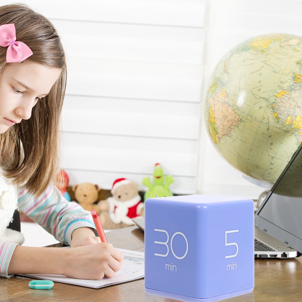 Management Clock Reminder Kitchen Timer Cube Time LED Desk Table Alarm Clock for Household Kitchen Convenient Part