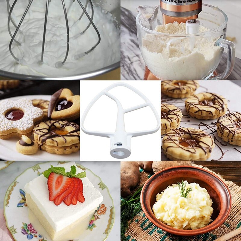 ！-for K45B Flat Beater Wire Whip for Mixers -W10672617 Flat Beater Blade Wire Whip for KSM90 Tilt-Head Stand Mixers