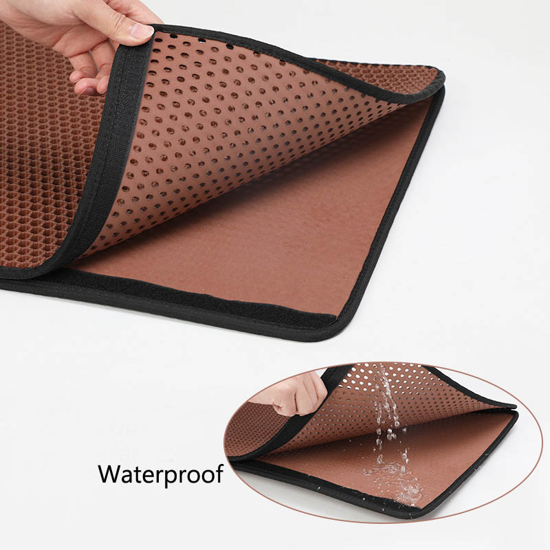 Rechteck Wasserdichte Waben Katze Matten EVA Pet Trapping Halter Katzen Matte Non-slip Puppy Pads