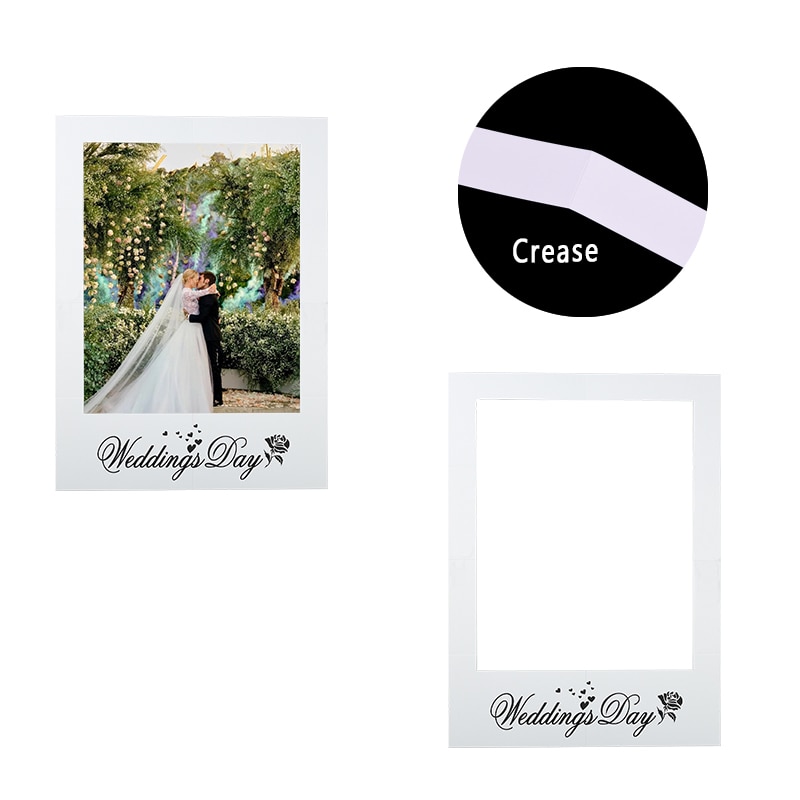 1Pc 48*68cm Wedding Photo Booth Prop Just Married Wedding Day Bride To Be Bridal Shower Wedding Photo Frame Decoration Supplies