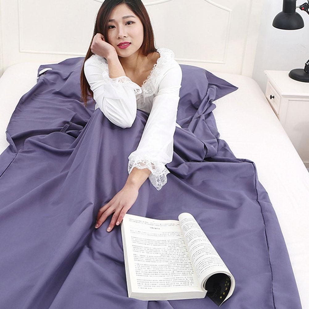 Ultra Light Sleeping Bag Double Stitches Portable Outdoor 75 Hotel * Sheet Travel Hiking Light Mattress 210cm Camping Q6F0