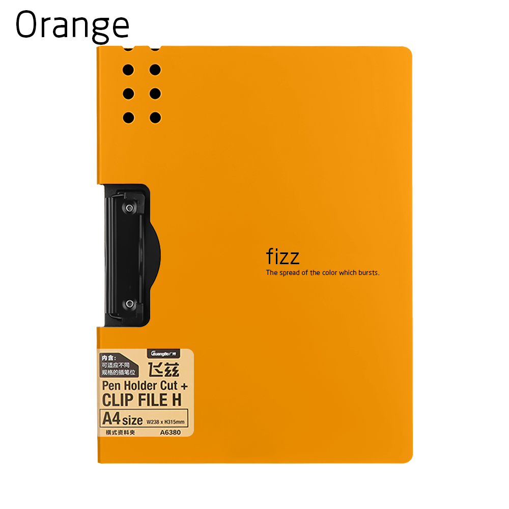 1 PC Horizontal A4 File Folder Matte Texture Portable Pad Writing Board Office Metting File Pocket Stationery School Supplies