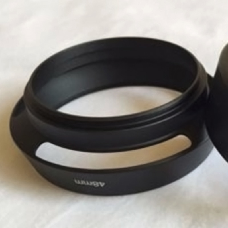 48mm Aluminum Alloy Lens Hood Tilted Vented shade for Cannon QL17 GIII Camera Accessory