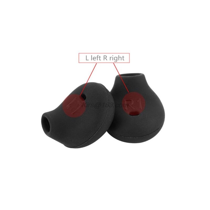 Almohadillas suaves de silicona para auriculares, almohadillas para los oídos para Sony WI-SP500, Samsung S7, S6 Edge 9200, nivel u, 10 unids/lote