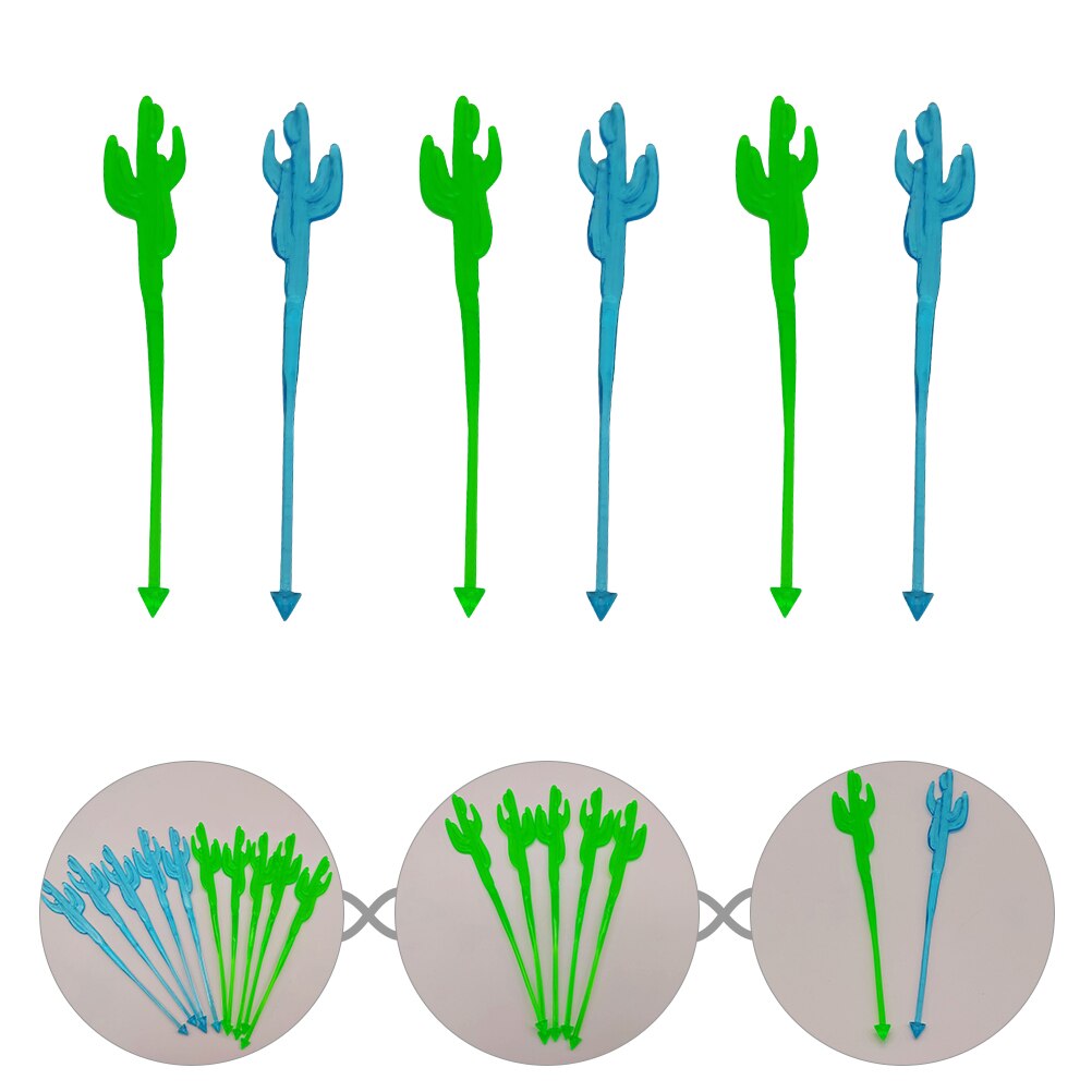 40Pcs Disposable Plastic Cocktail Rods Mixing Sticks Beverage Stirring Sticks: Default Title