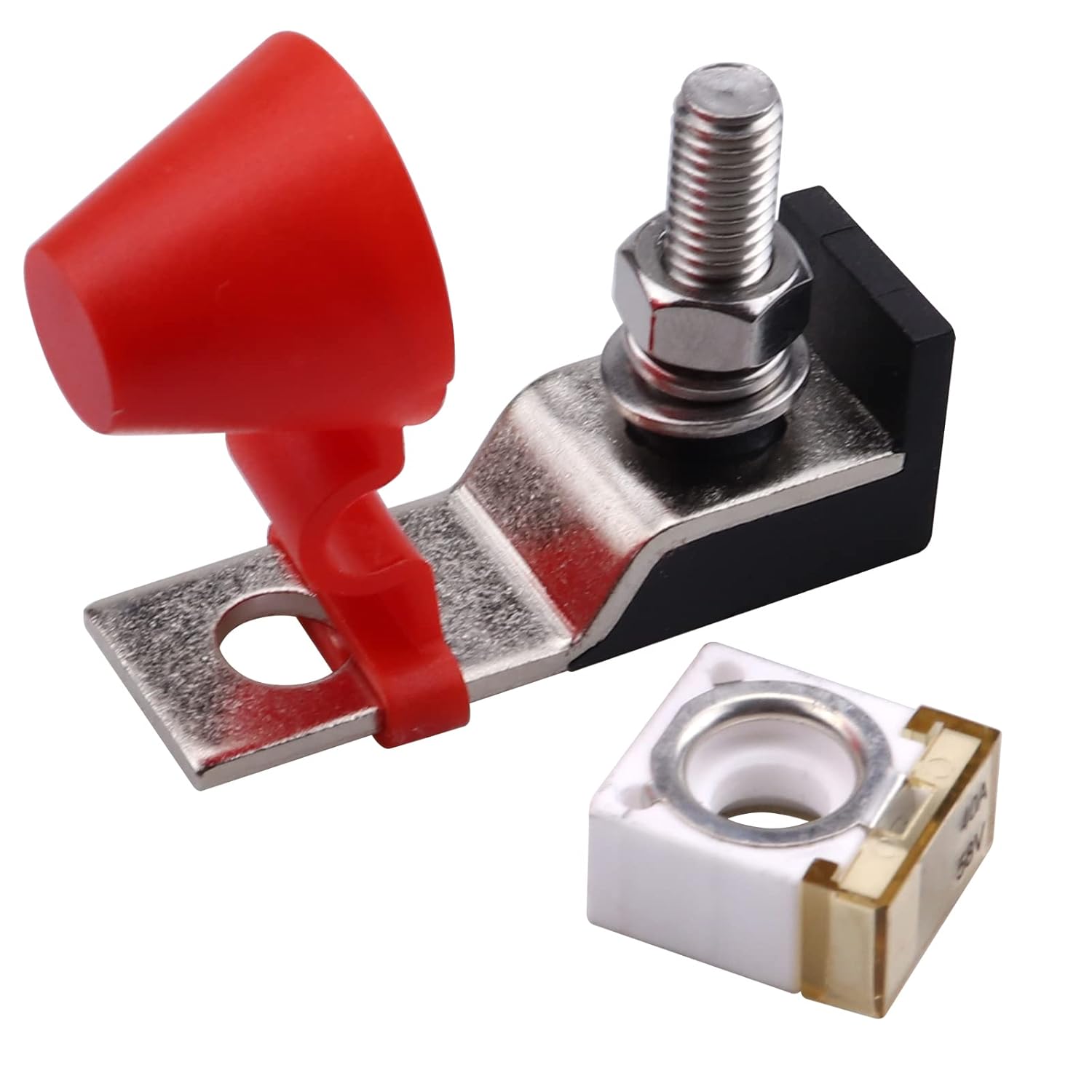 MRBF 58V Rated Battery Fuse 100A Terminal Fuse 100A for Protection of Automobiles RVs Cranes Ships Charging Piles