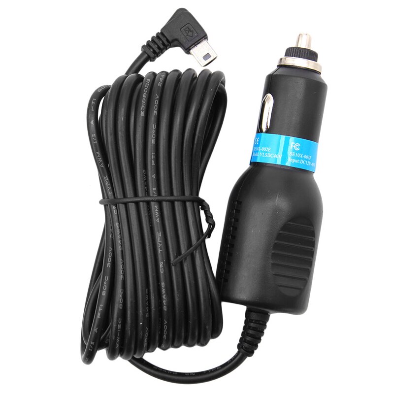 Mini adaptador de cargador de coche, Cable USB de 5V, 2A, CC, para cámara GPS, 3,5 m, X6HB