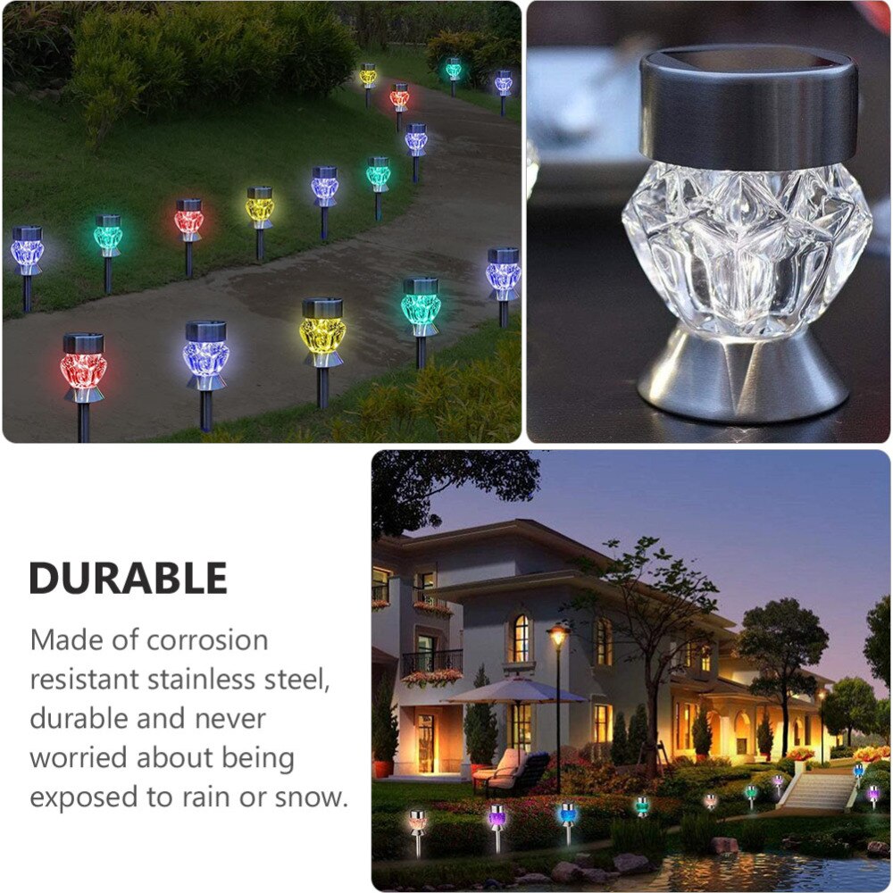 1 Set Solar Light LED Light Garden Light Lawn Lights Outdoor Light