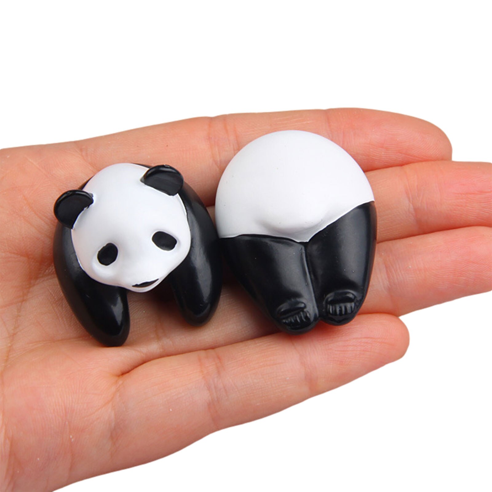 Cartoon Panda Half Body Figure, Three-dimensional Magnetic Refrigerator Magnet, Magnet Mobile Phone Case Material