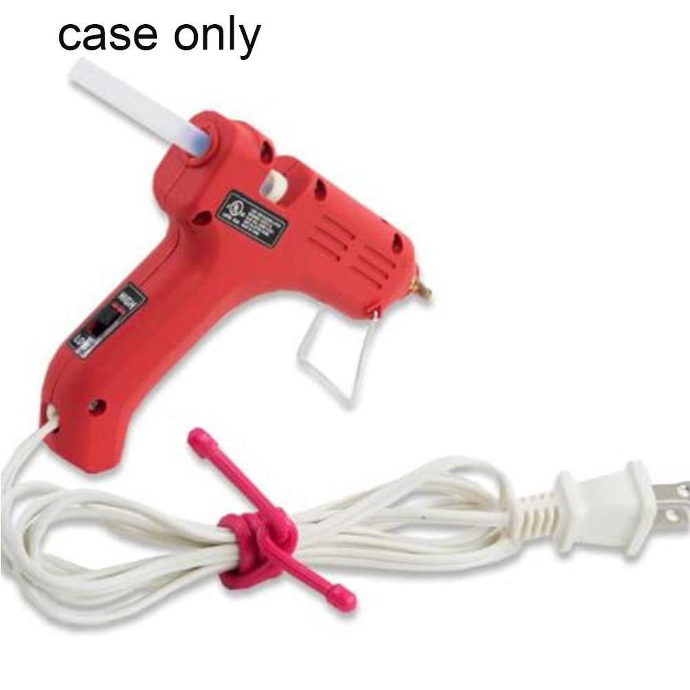 4 stk silikone binding reb wrap data wire kabel cinch management winder loop stropper wrap tape holdbare bånd krog organi  d9 u 2