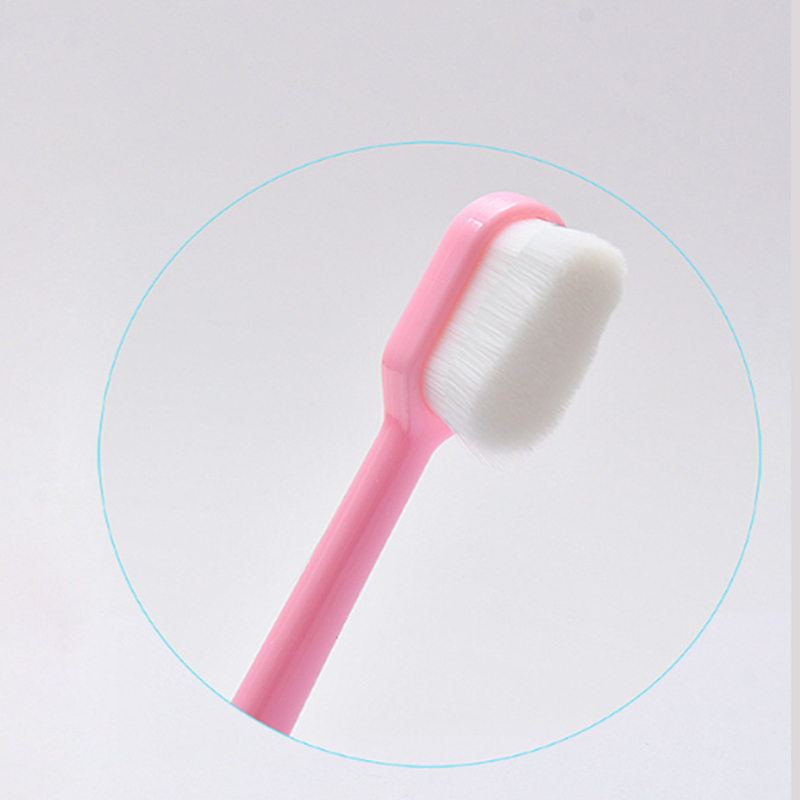 1PC Ultra-feine Weiche Zahnbürste Millionen Nano Borsten Erwachsene Zahnbürste Zähne Tiefen Reinigung Tragbare Reise Dental mundpflege Pinsel: Anderes