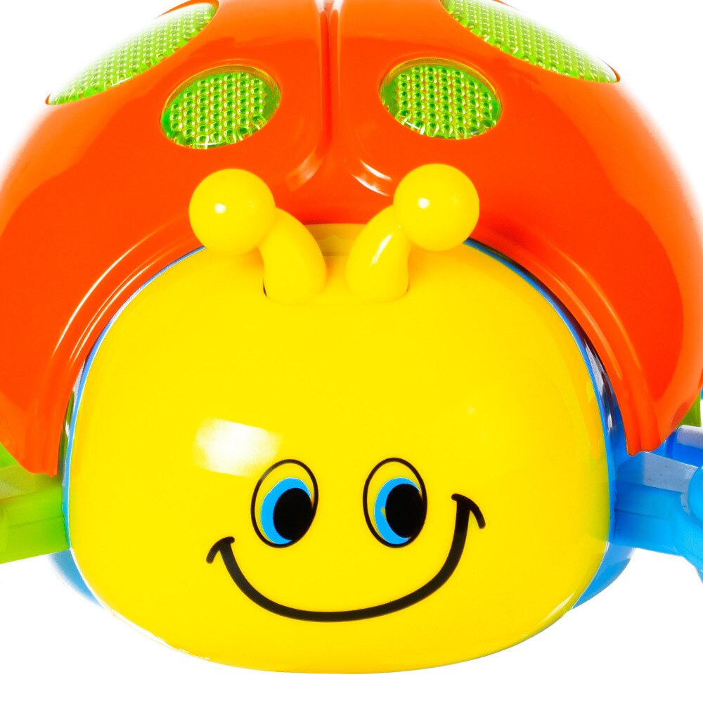 Bebé juguetes bebé gatear juguetes de mariquita de juguete mariquita con música y Luz Juguetes Educativos de aprendizaje para niños