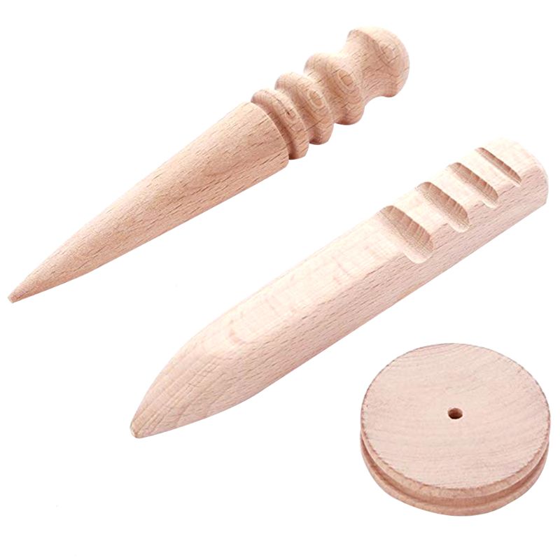 1 Set Wood Leather Craft Sewing Horse Leather craft Hand Stitching Pony Leather Craft Lacing Sewing DIY Table Desktop Tool