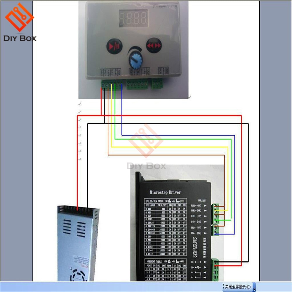 DC 12V 24V Reversible Stepper Motor Speed Controller Stepping Motor Speed Governer Governor Pulse Signal Controller LED Display