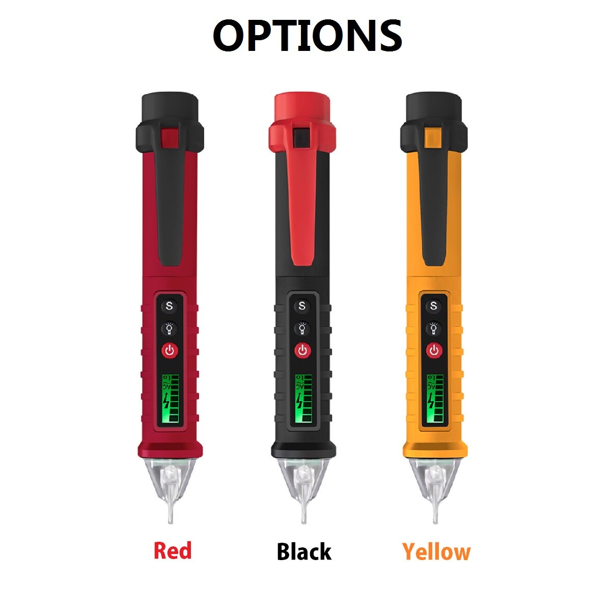 ANENG VC1010 12V-1000V Dual Range Electrical Tester Pen Non-Contact AC Voltage Tester with Variable Sensitivity