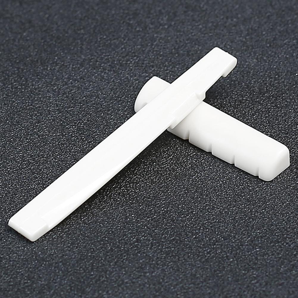 1 zestaw lewa ręka gitara prawdziwe kości sworznie pomostowe nakrętka gwoździa część siodła dla lewej strony bekhend Ludowy gitara akustyczna wyślij nakrętkę