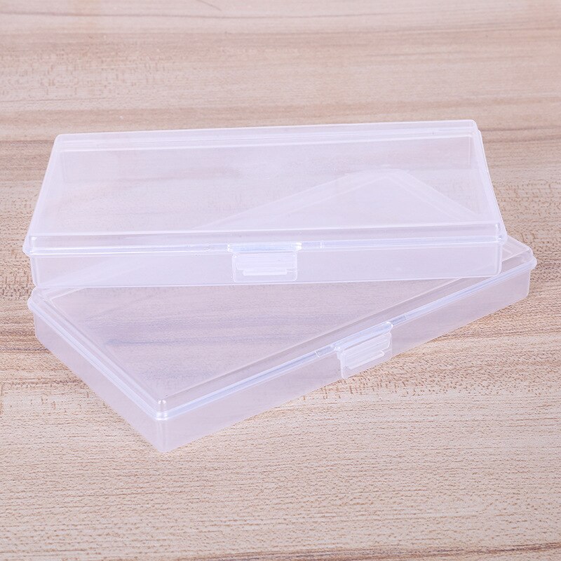 2pcs/lot Transparent Desktop Organizer Pencil Box Plastic Desk Storage Box Classification Box School Office Stationery