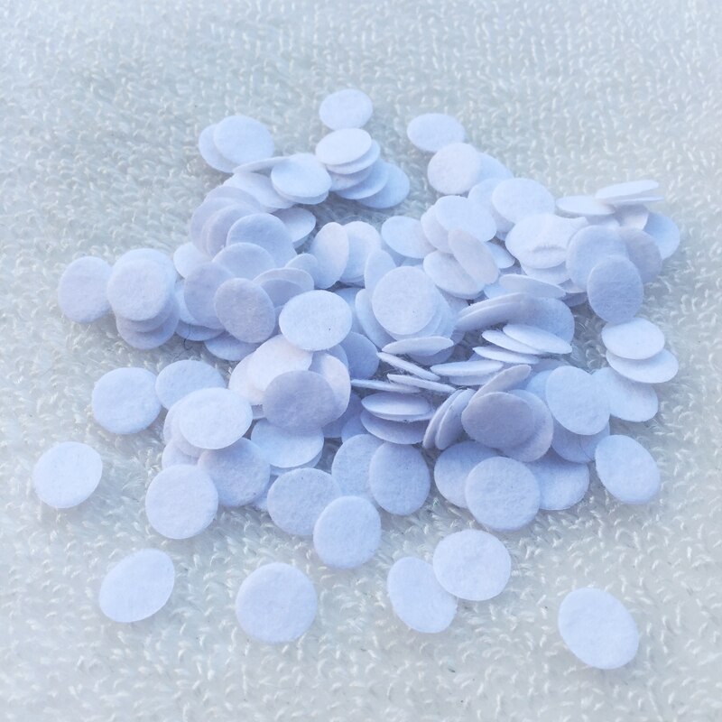 Gør det selv 10mm 800 stk rund filt cirkel stof puder tilbehør patches non-woven sy filt puder stof blomster tilbehør: C680