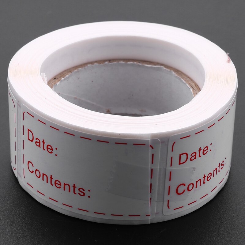 300Pcs Removable Freezer Labels 1 X 3 Inch Food Storage Stickers, Refrigerator Freezer Paper Label Easy Clean