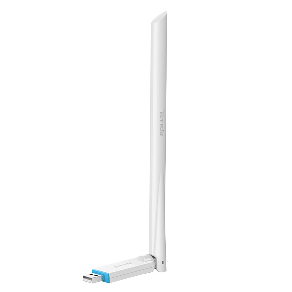 Tenda U2 N150 High Gain Wireless USB Adapter, 150Mbps Wifi Network Card Free Driver USB 2.0 Station,SoftAP Mode, 1*6dBi Antenna: Default Title