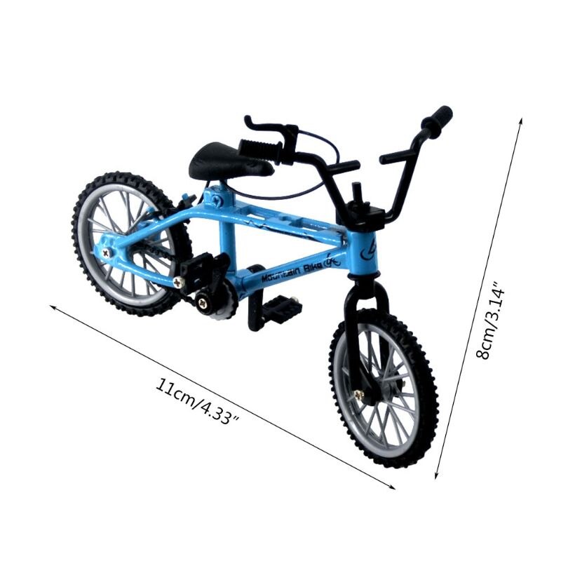 HX5D – Mini vélo vtt en alliage, modèle de vélo de montagne Miniature, bricolage, Simulation créative, vélo de montagne, jouets éducatifs pour enfants