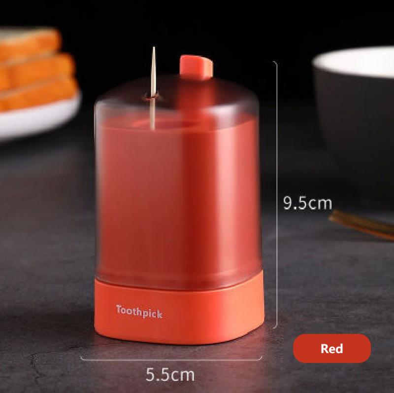 Caja automática para palillos de dientes, contenedor para palillos de dientes, dispensador automático desmontable, Decoración de mesa: red