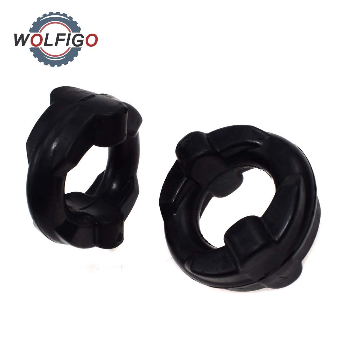 WOLFIGO 3Pcs Front &amp; Rear Exhaust Rubber Hanger Bracket Holder Mount Set for BMW E21 E30 E12 E28 E34 E23 18211712838 18214490159