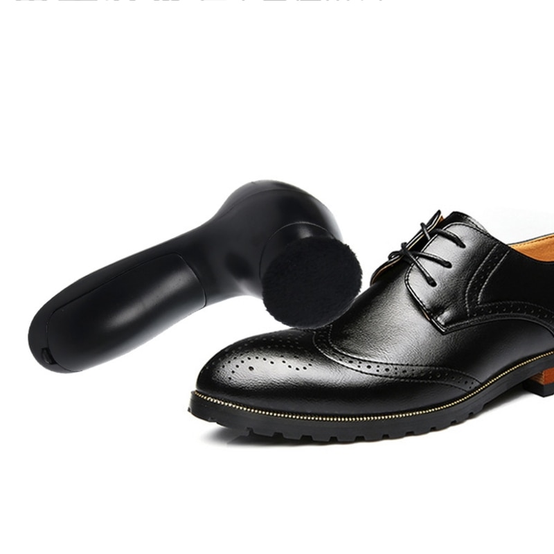 Håndholdt automatisk elektrisk sko børste skinne poleringsmaskine 5aa batteristrømforsyning