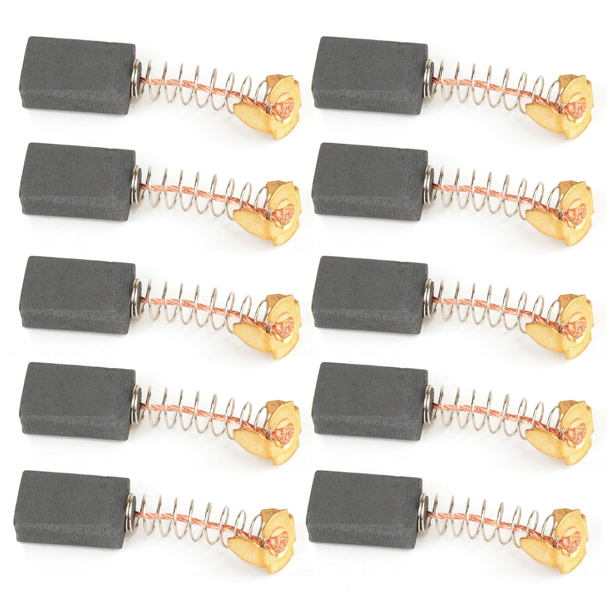 10 stk universal motor kulbørster til generisk elmotor generator minibor elektrisk kulbørste 6*12*20mm