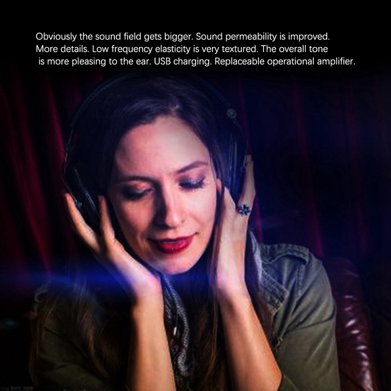 -XU09 Draagbare Hoofdtelefoon Versterker, Koorts, Sterke Bas, Geruisloze Versterker, Boost Geluid Boost