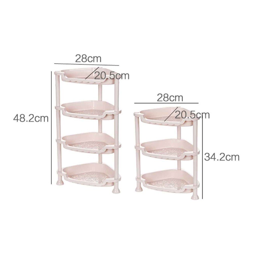 Bathroom Organizer Shelf Gap Holder 4/3 Layer Self Kitchen Space Saving Assembled Storage Rack For Dishes Pot Kitchen Tools