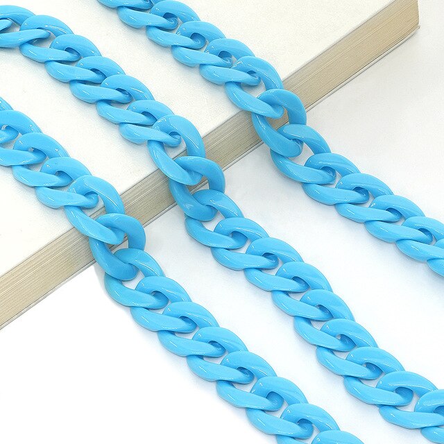 Mode Leesbril Ketting Voor Vrouwen Acryl Zonnebril Kettingen Lanyard Anti-Slip Cord Holder Neck Strap Touw: 8