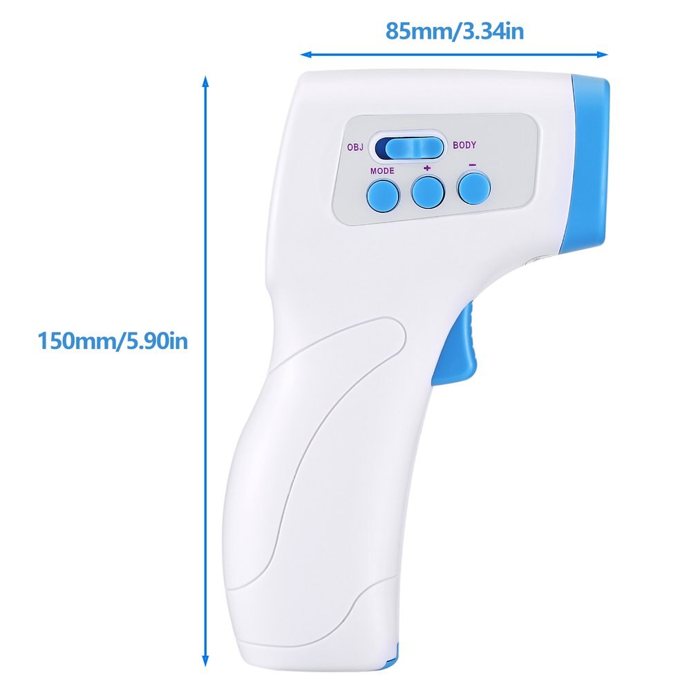 Non Contact Infrared Forehead Thermometer for Fever Body Thermometer and Surface Thermometer 2 in 1 Dual Mode Thermometer