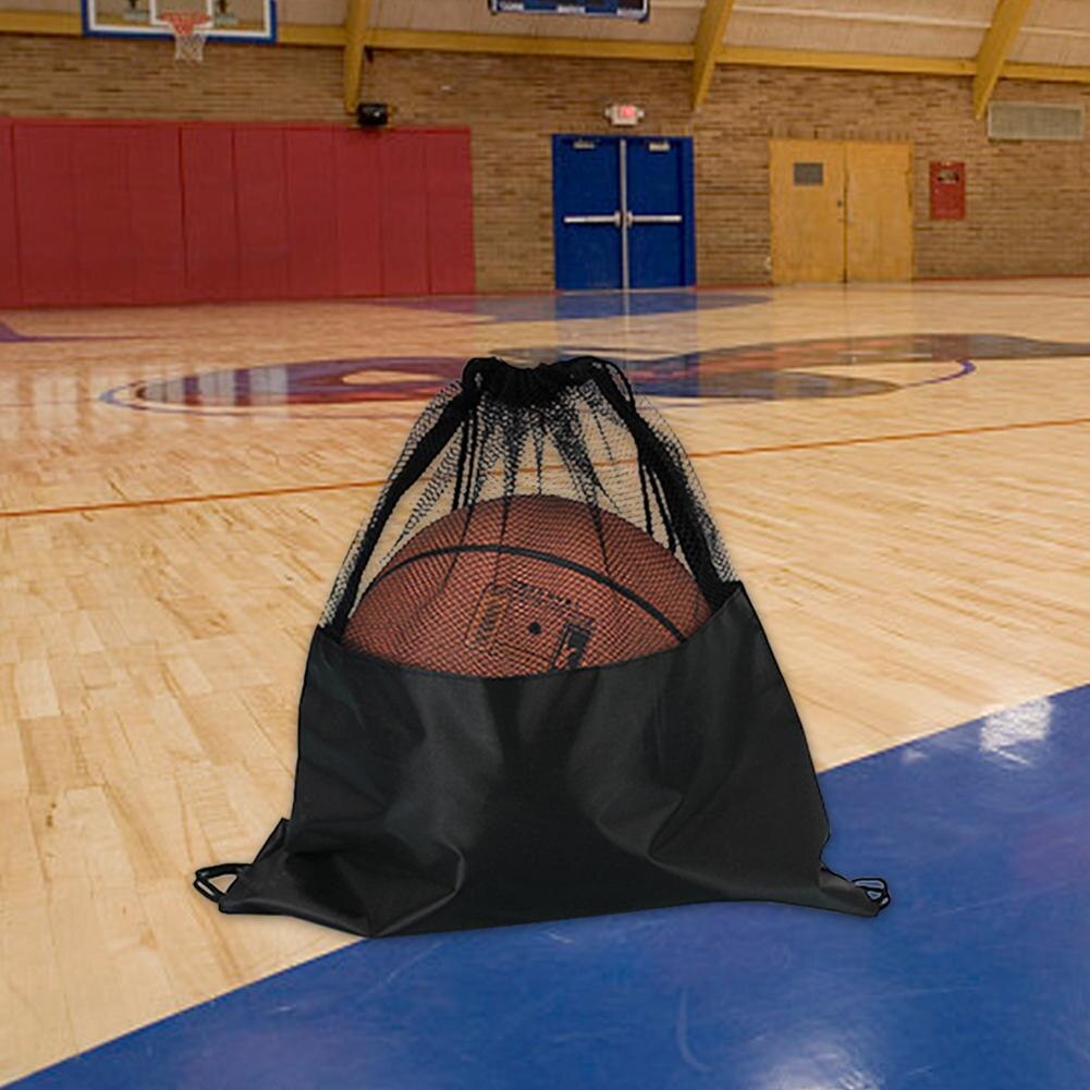 Sac en filet pour basket-ball, 1 pièce, Portable, Oxford, pour l&#39;extérieur, sacs de rangement multifonctionnels