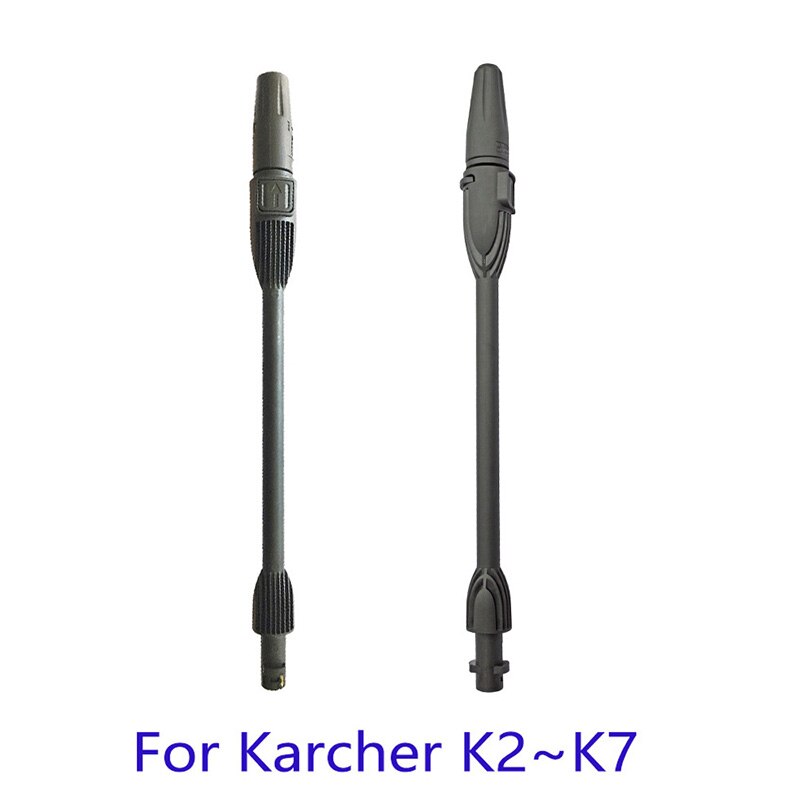 Højtryksspændingsvaske spraydyse justerbar sneskumlansestråleslange ,47cm roterende turb til karcher  k2 k3 k4 k5 k6 k7