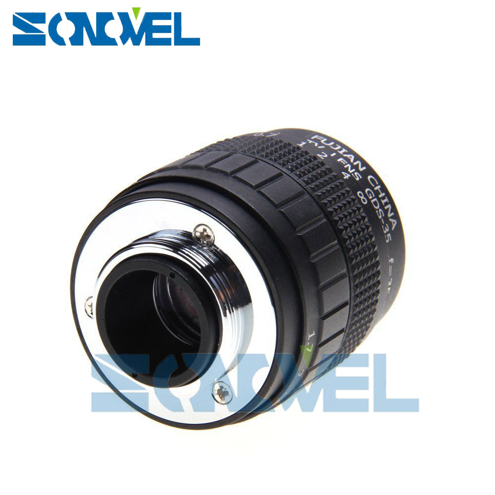 FUJIAN 35mm F1.7 CCTV TV Movie lens+C Mount +Macro ring for Nikon 1 AW1 S2 J4 J3 J2 J1 V3 V2 V1 C-NI C-Nikon 1