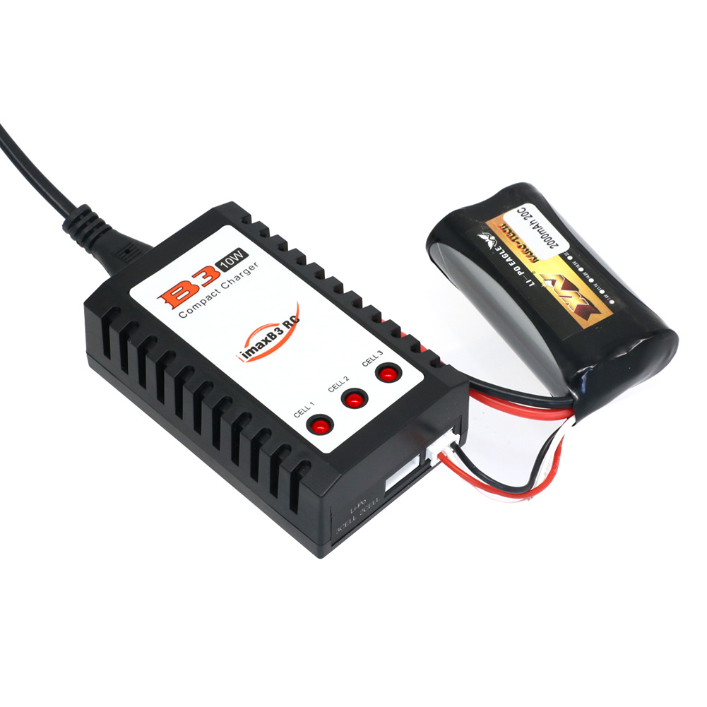 Cargador compacto de batería Lipo IMAX B3 PRO 7,4 V 11,1 V 2S 3S 110-240V cargador de fuente de alimentación Lipo enchufe de la UE para piezas de helicóptero RC