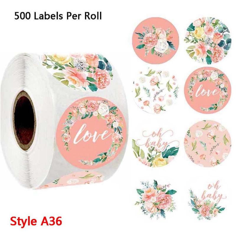 500pcs Round Thank You Stickers Scrapbooking DIY Seal Labels Wedding Party Package Stationery Invitations Sticker: 10