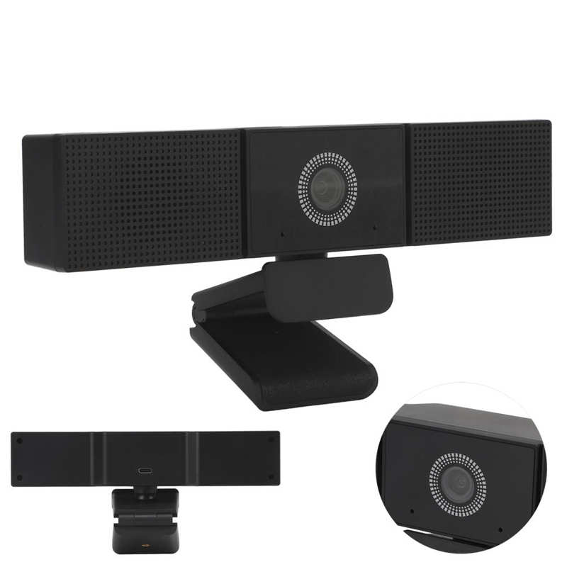 Computer Cam Web Camera USB with Dual Microphone for Video Calling Recording Conferencing