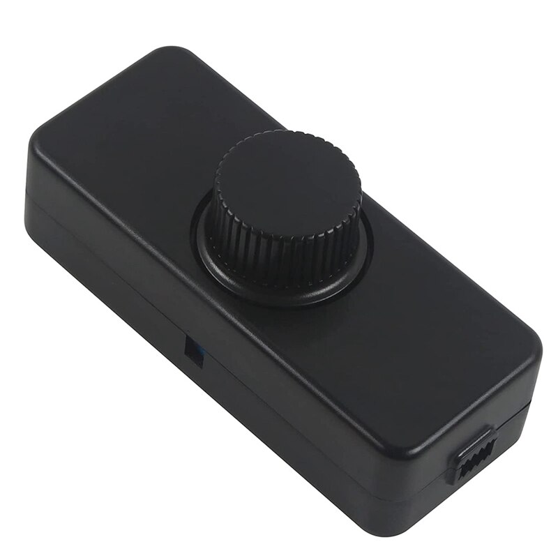 Inline LED Dimmer Switch, Built-In Rotary ON/OFF And Knob Control Dimmer For Dimmable 3-100W LED/Incandescent: Beige