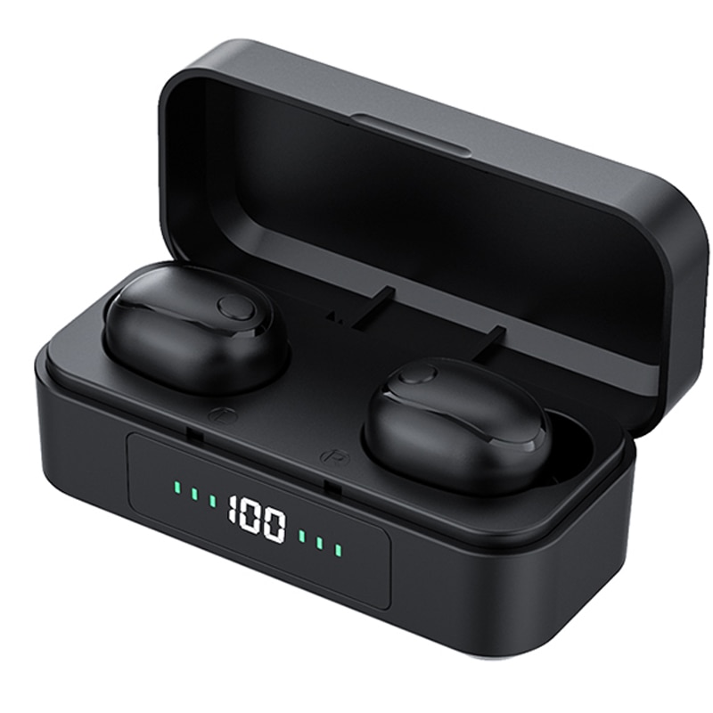 Tws Bluetooth Oortelefoon Streo Draadloze Oordopjes Met Draadloos Opladen Case 3D Stereo Geluid IPX5 Waterdichte Whit Opladen Doos