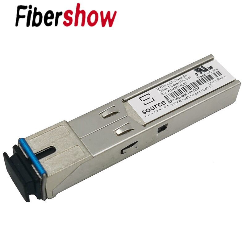 GPON OLT SFP Moduli con Monomodale Singola fibra Tx 1490nm Rx1310nm SC connettore classe B +